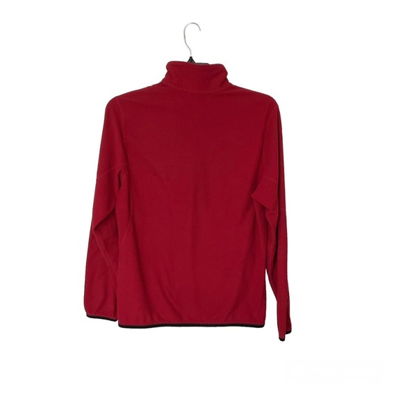 Vintage Nike half zip pullover Sweatshirt Embroidered silver tag size Large Red - Picture 2 of 9